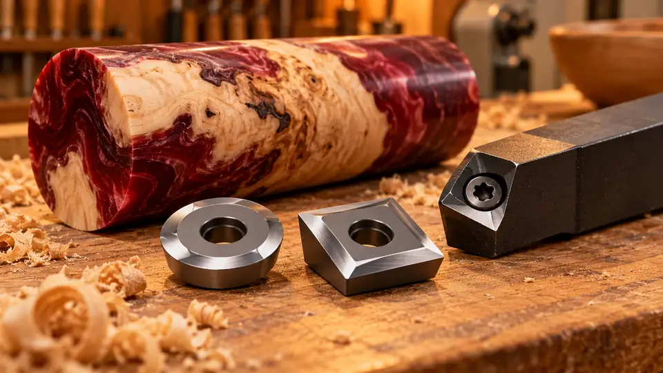 Best Negative Rake Carbide Inserts for Woodturning: 9 Picks in 2026