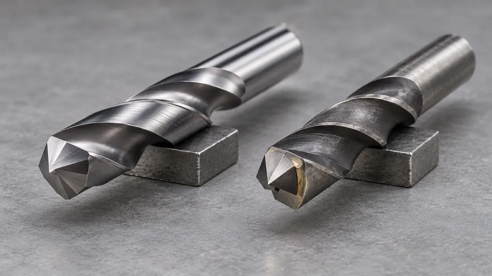 Solid carbide and carbide tipped drill bit cutting ends